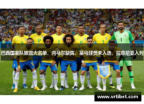 巴西国家队披露大名单，内马尔缺阵，皇马球员未入选，拉菲尼亚入列